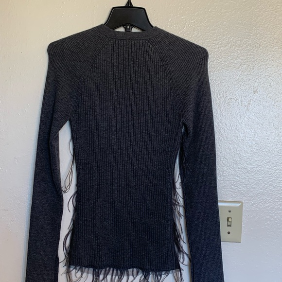 Jason Wu Fuzzy Feather Sweater - Picture 12 of 13